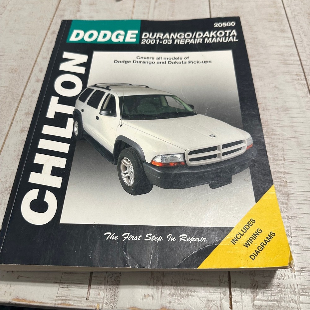 Chilton Dodge Durango Dakota 2001-03 Repair Manual 20500 Wiring Diagrams